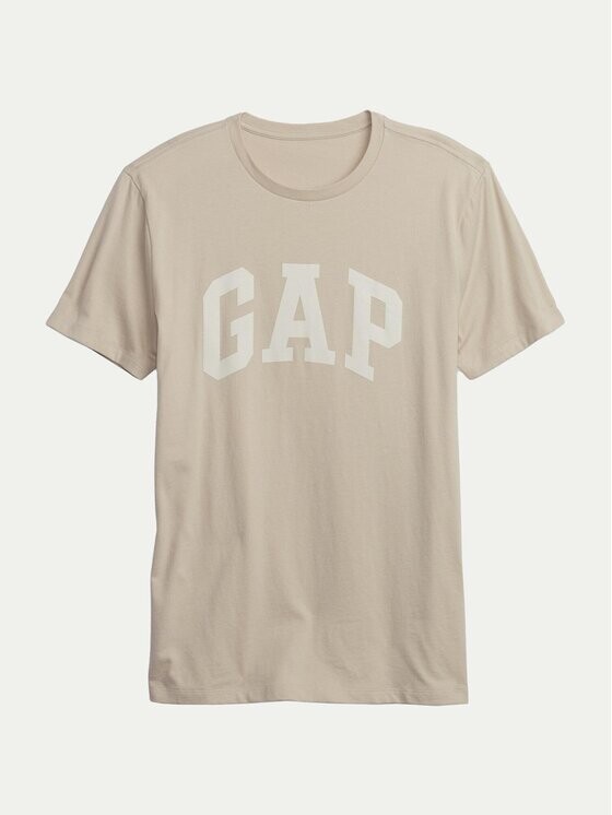 

Футболка стандартного кроя Gap, бежевый
