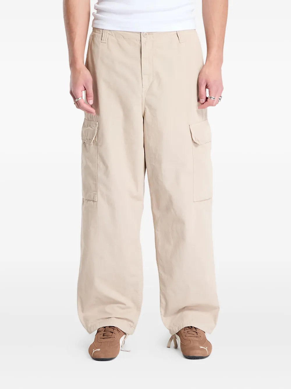 

Брюки-карго из хлопка CARHARTT WIP, нейтральный