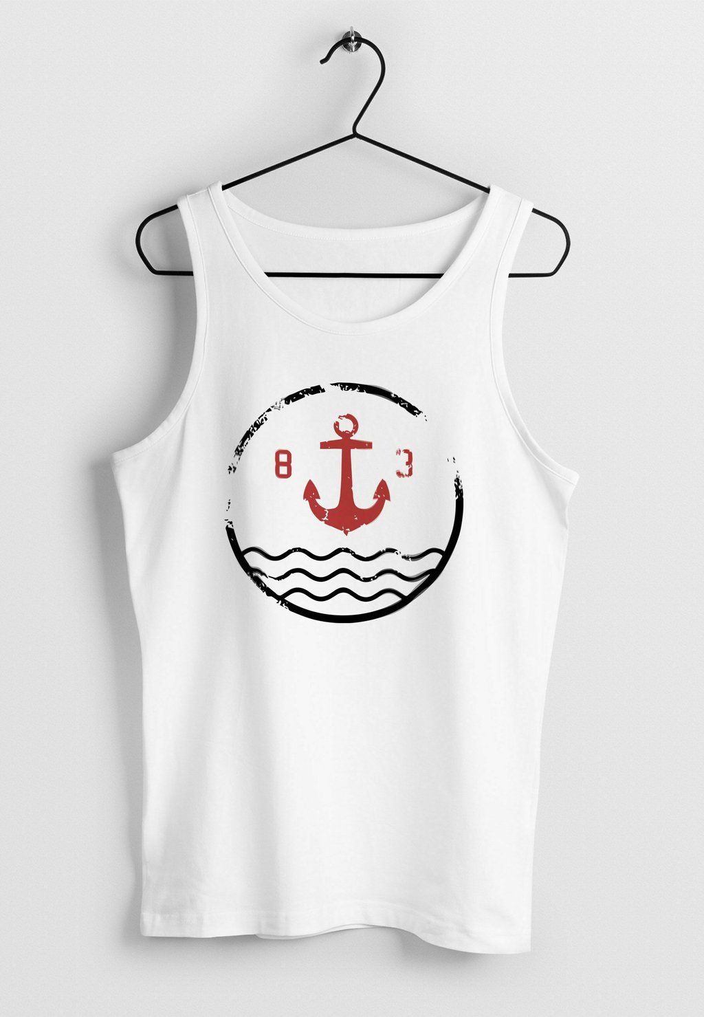 

Топ TANK ANKER VINTAGE WASSER MUSKEL MUSCLE NE Neverless, белый