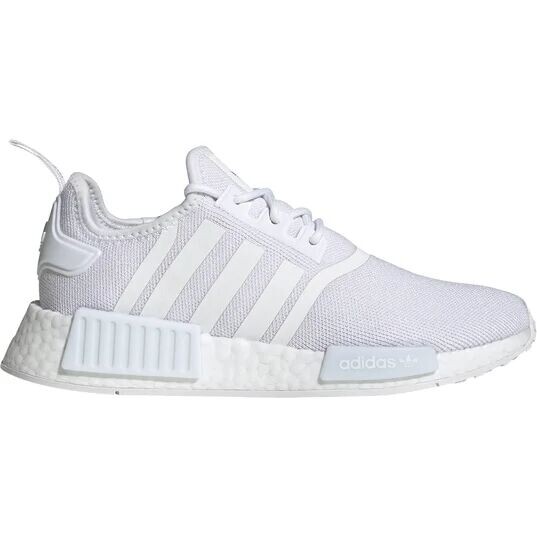 

Кроссовки NMD_R1 Primeblue женские adidas, цвет Weiß/Weiß/Metallisches Silber