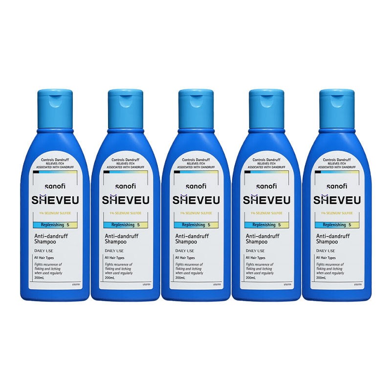 

SHEVEU Selsun Nourishing Dandruff Treatment шампунь в синей бутылке, питательное средство от перхоти, очищение, 200мл/200мл*2/200мл*5
