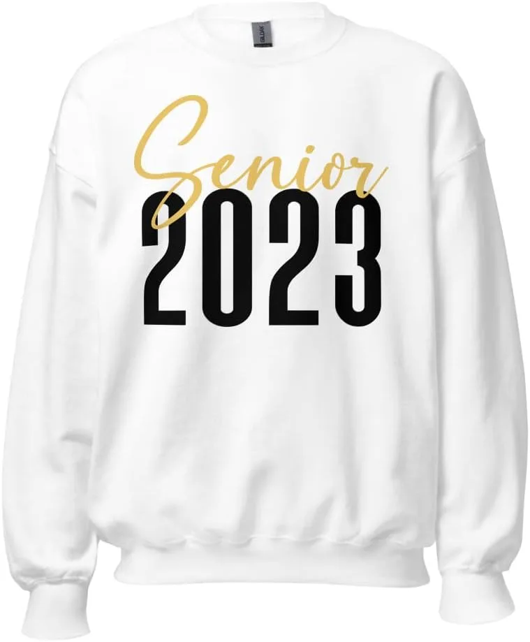 

Белая толстовка Senior 2023 Unisex Gutsy