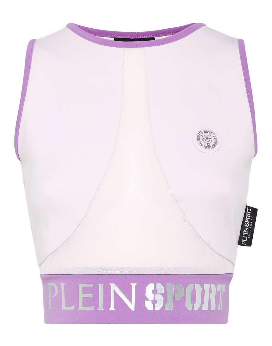 

Майка Plein Sport Top, фиолетовый