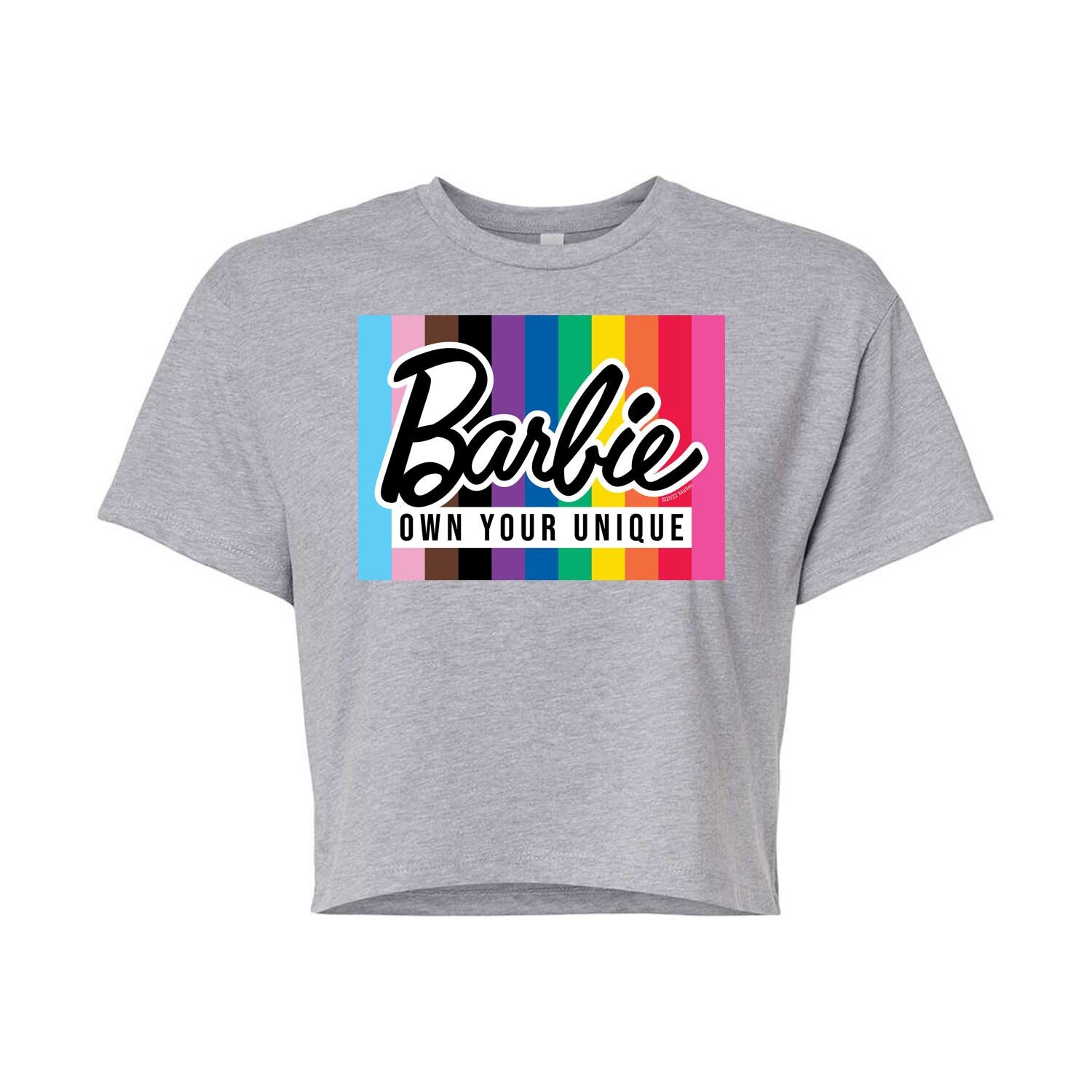 

Juniors’ Barbie — ваша уникальная укороченная футболка Barbie, серый