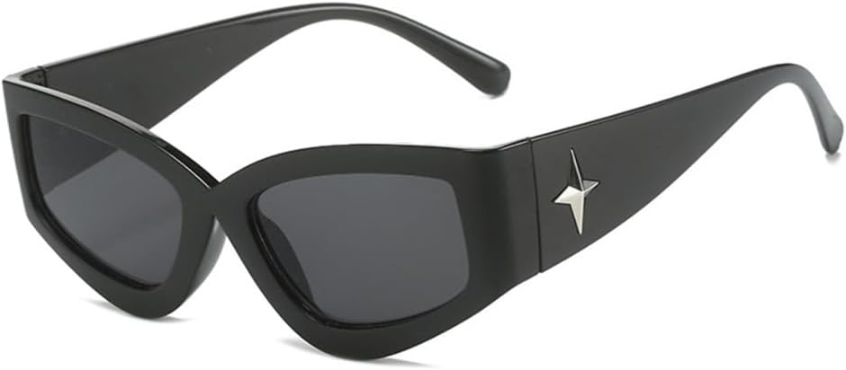 

Винтажные солнцезащитные очки LVTFCO «кошачий глаз» для мужчин, с градиентным зеркальным покрытием, защитой от УФ-излучения UV400, модные женские солнцезащитные очки, Black Grey