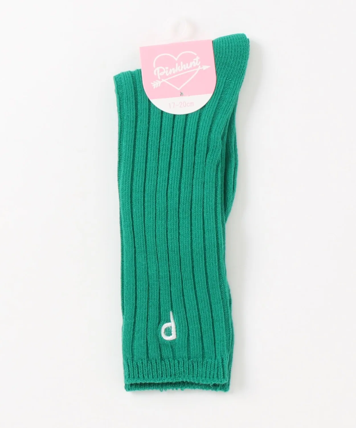 Носки PINKHUNT rib crew socks зелёные