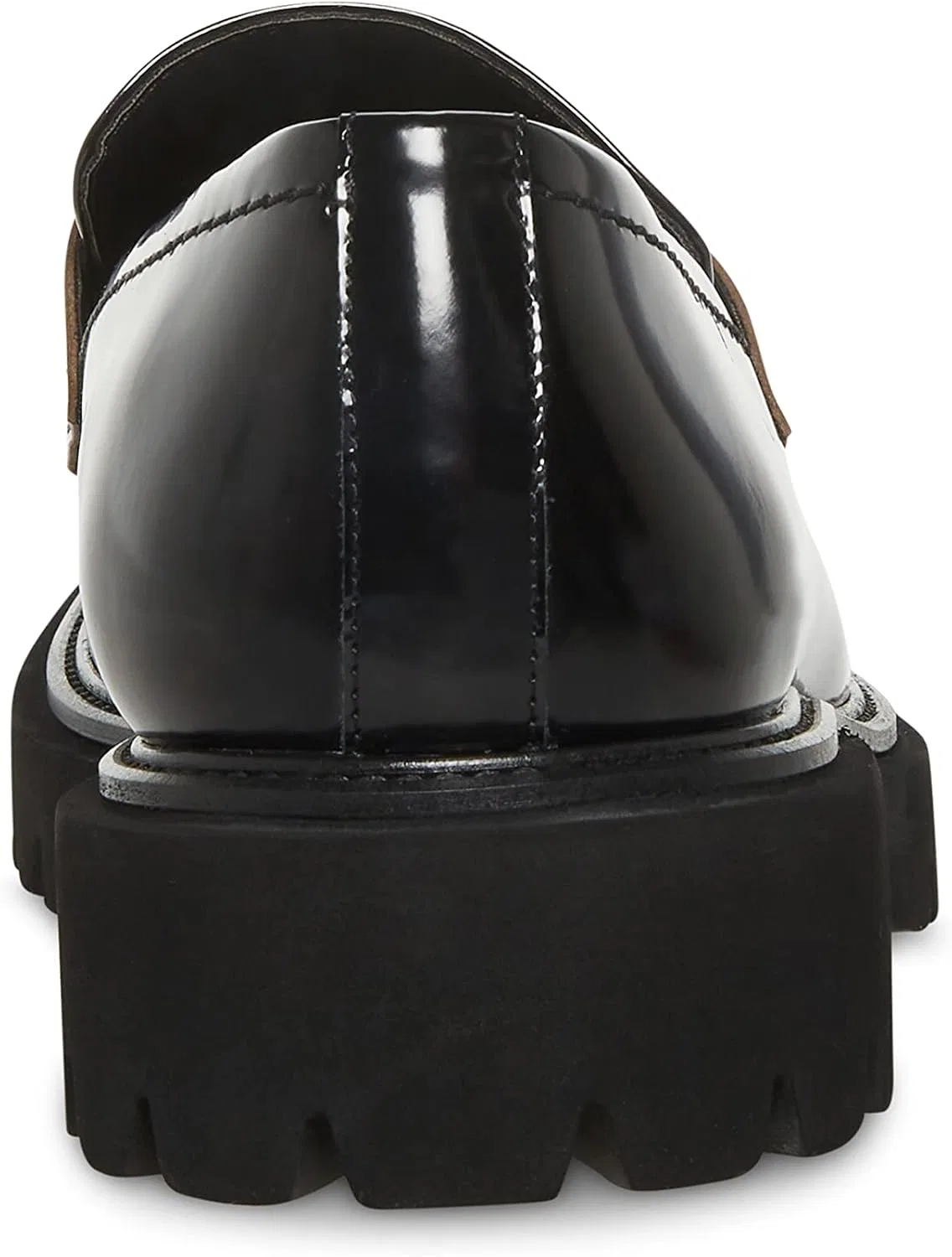 Лоферы Steve Madden Rhodez, черная кожа — фото 3