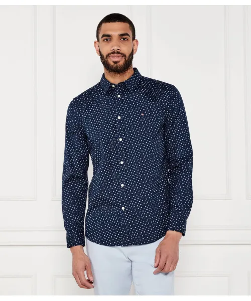 

Рубашка Slim fit Tommy Hilfiger, синий
