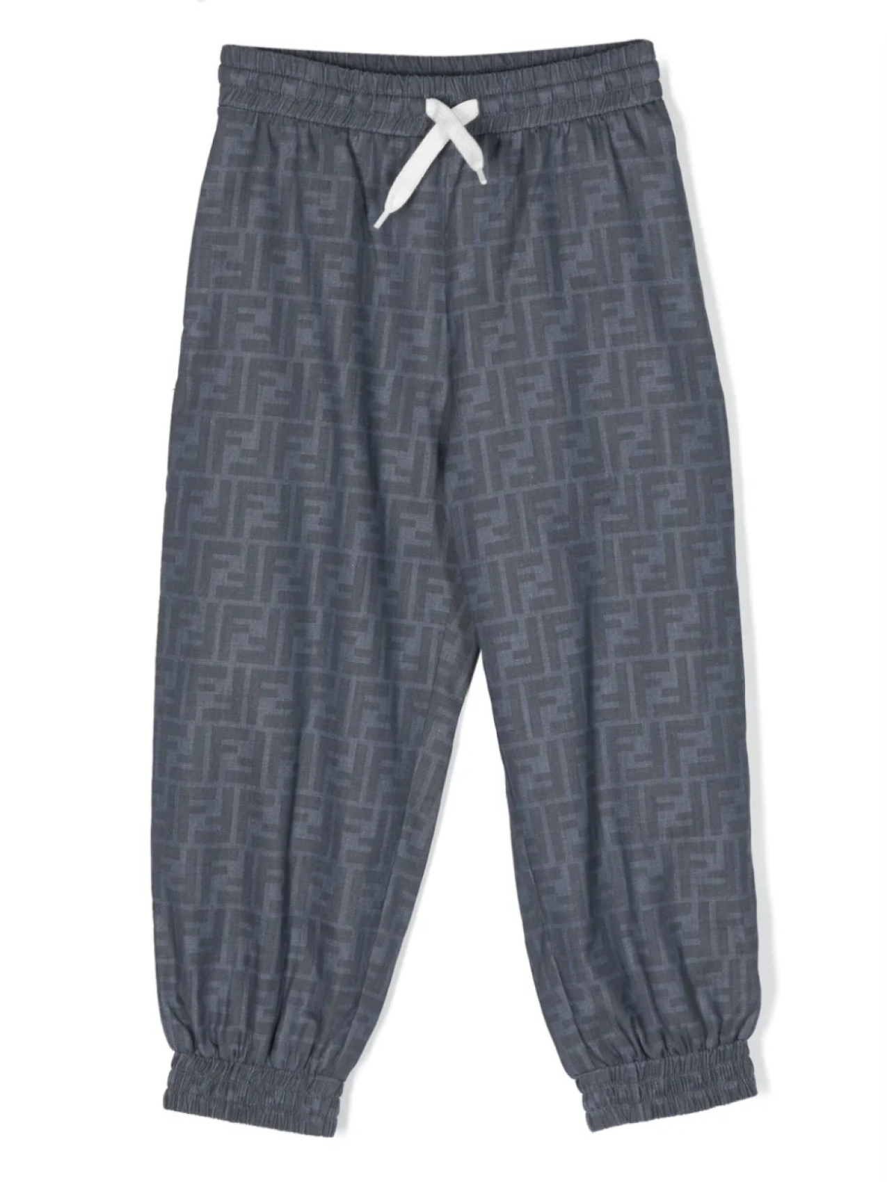 

Брюки с монограммой Fendi Kids, синий