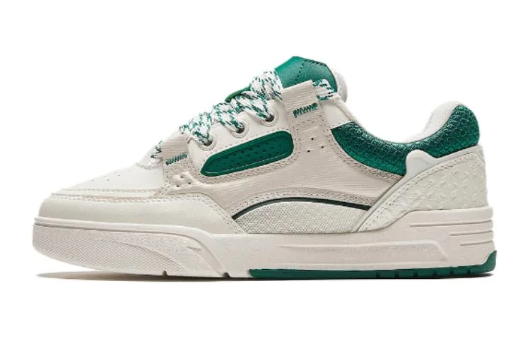 Детские скейтерские кроссовки Antakids, Ivory White/Malachite Green/Mud Gray