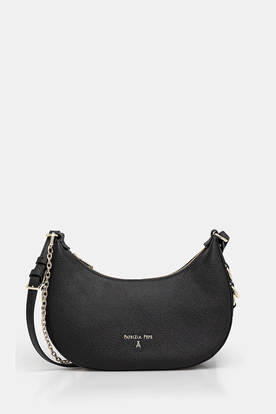 

Кожаная сумка Patrizia Pepe, черный