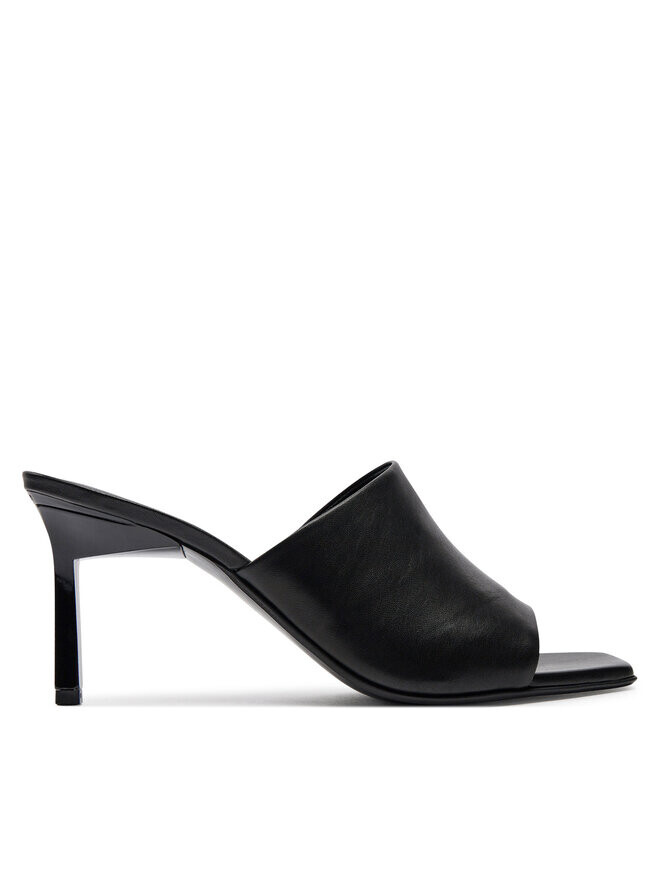 

Мюли Calvin Klein Heel Mule 70 Lth HW0HW01948, черный