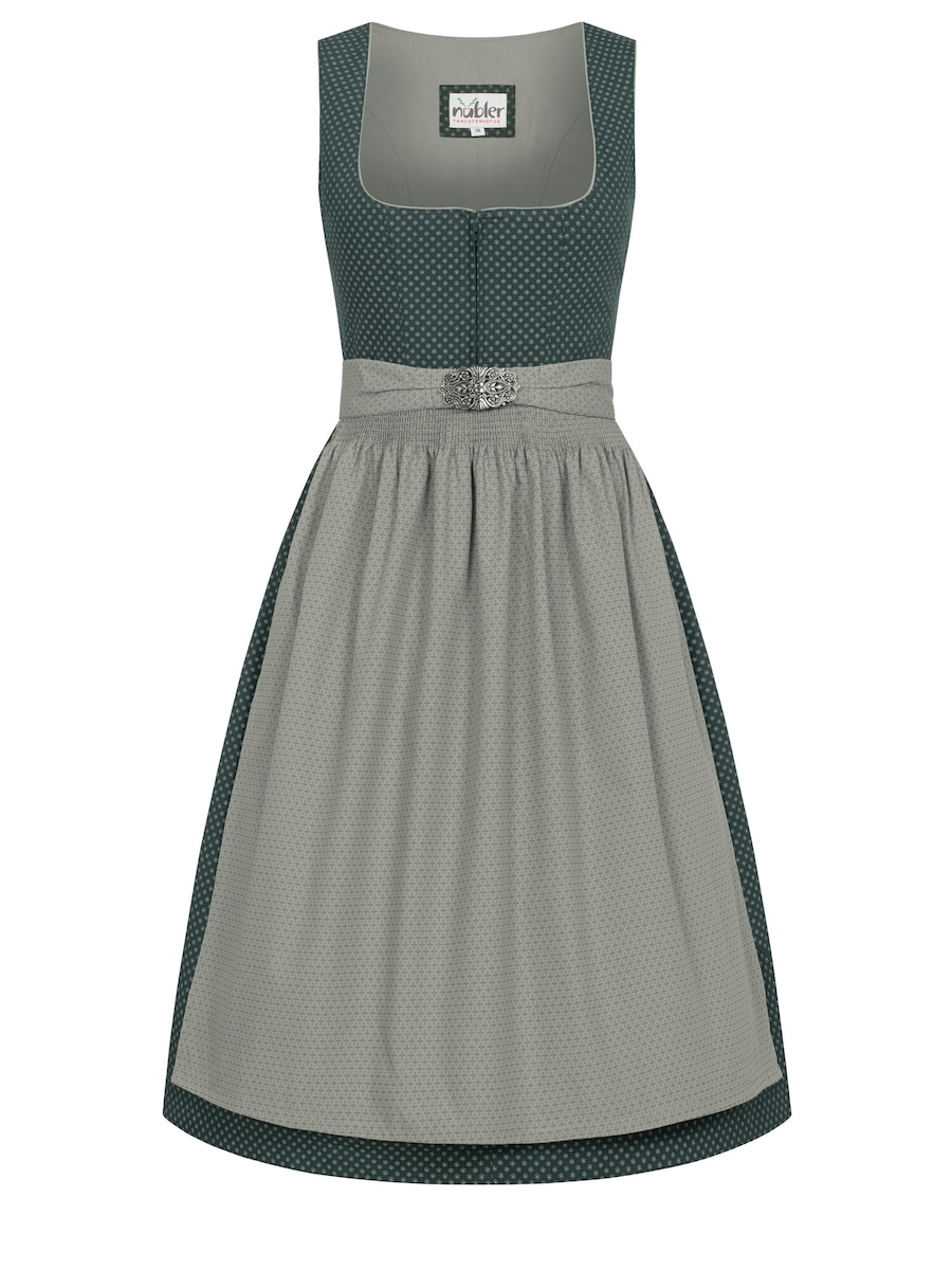 

Широкая юбка в сборку Trachtenhof Nübler Midi Petra, зеленый