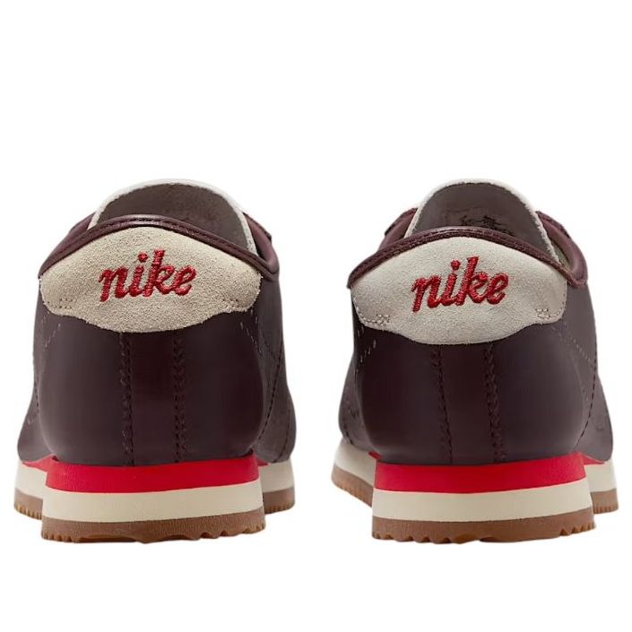 Кроссовки (WMNS) Nike Cortez Leather 'Burgundy Crush Coconut Milk' — фото 4