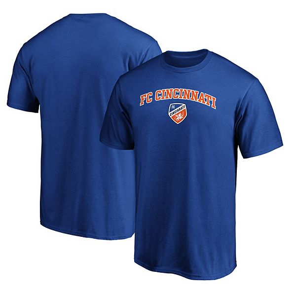 

Футболка мужская fanatics branded blue fc cincinnati heart & soul Unbranded