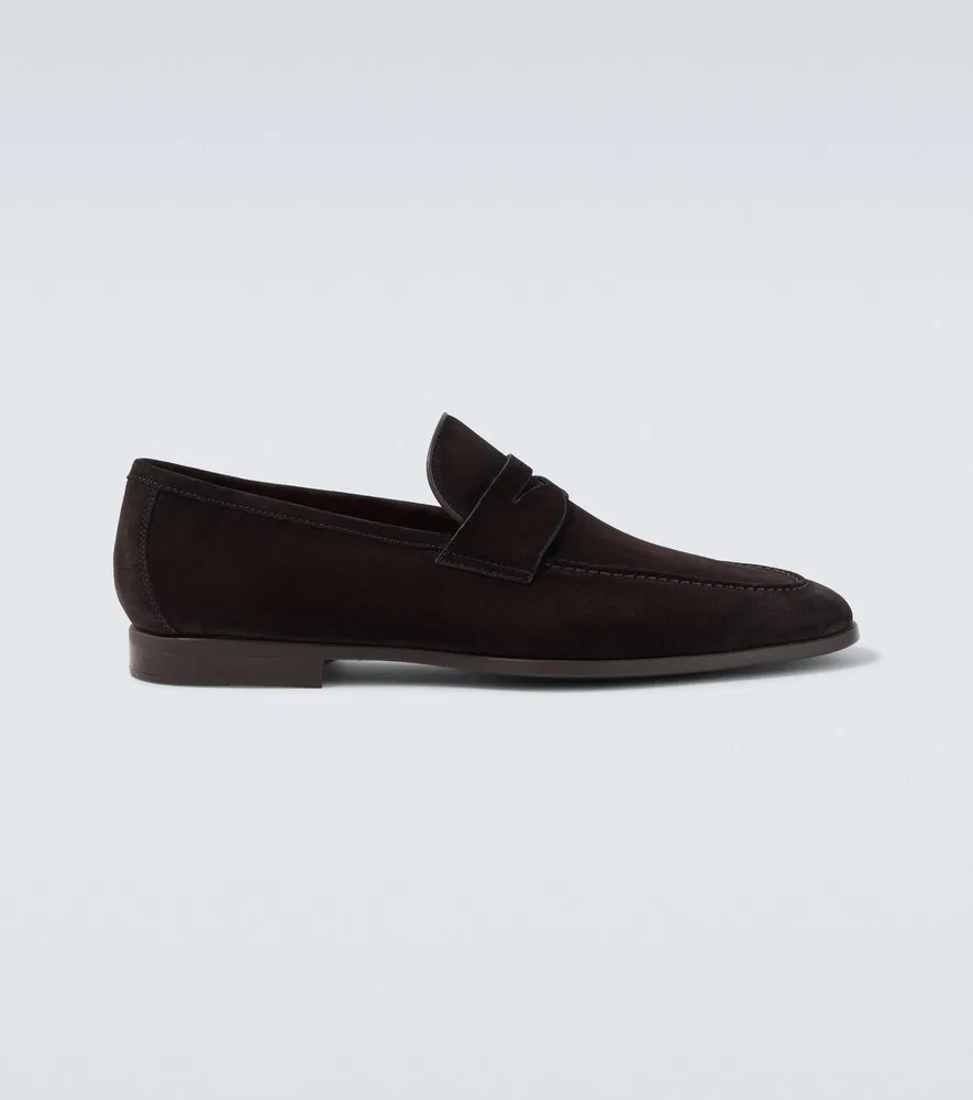 Замшевые лоферы Diezma II Magnanni, коричневый