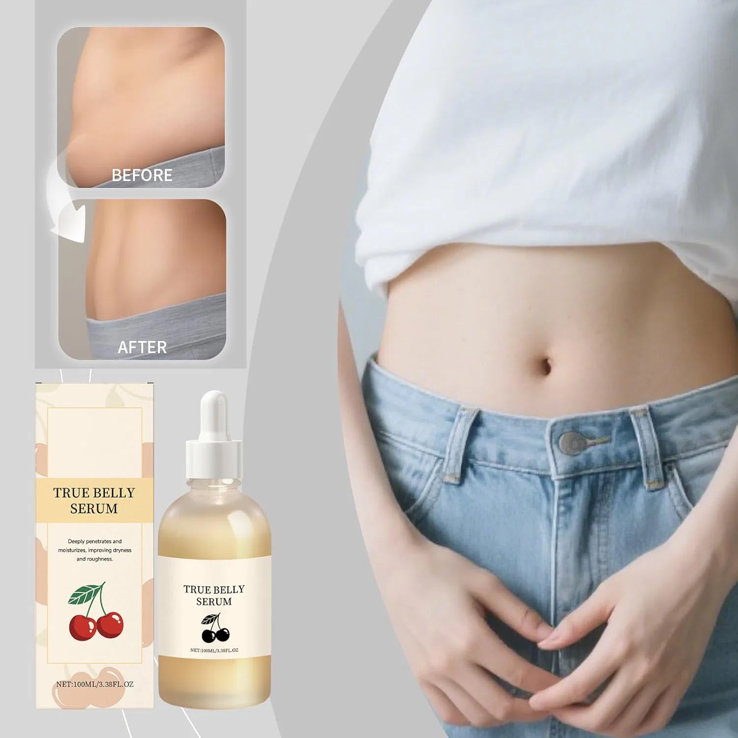 Сыворотка Skzkk — Для живота True Belly с экстрактом вишни, ( .) , 2 Pieces, 100 мл — фото 2