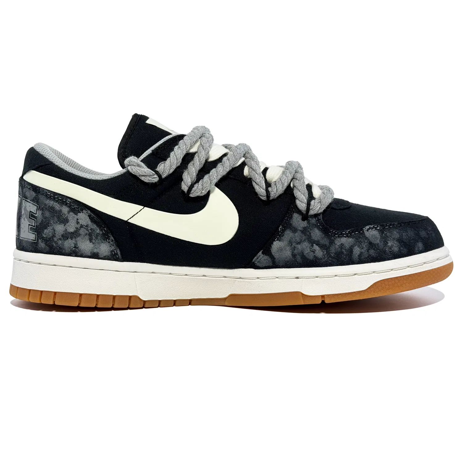 Кроссовки скейтбордические Nike Big Black Gray — фото 3