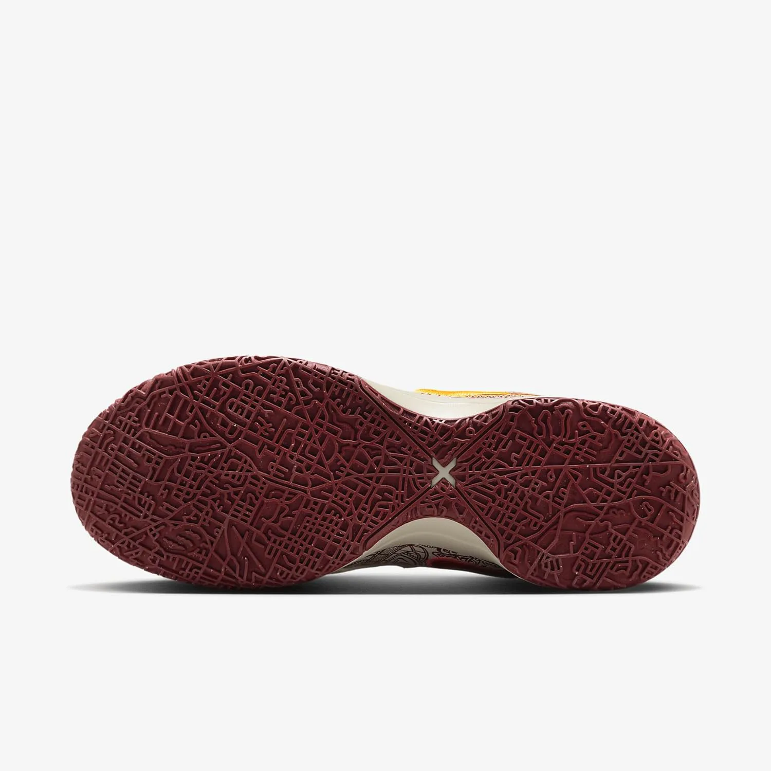 Мужские баскетбольные кроссовки Nike Lebron NXXT Gen AMPD, золотистый/багровый — фото 2