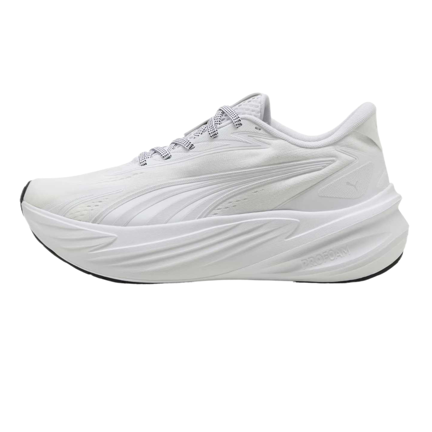 

Maxima Textile Cushioning Breathable Rebound Low top Running Shoes Unisex PUMA, puma белый-feather серый-puma черный