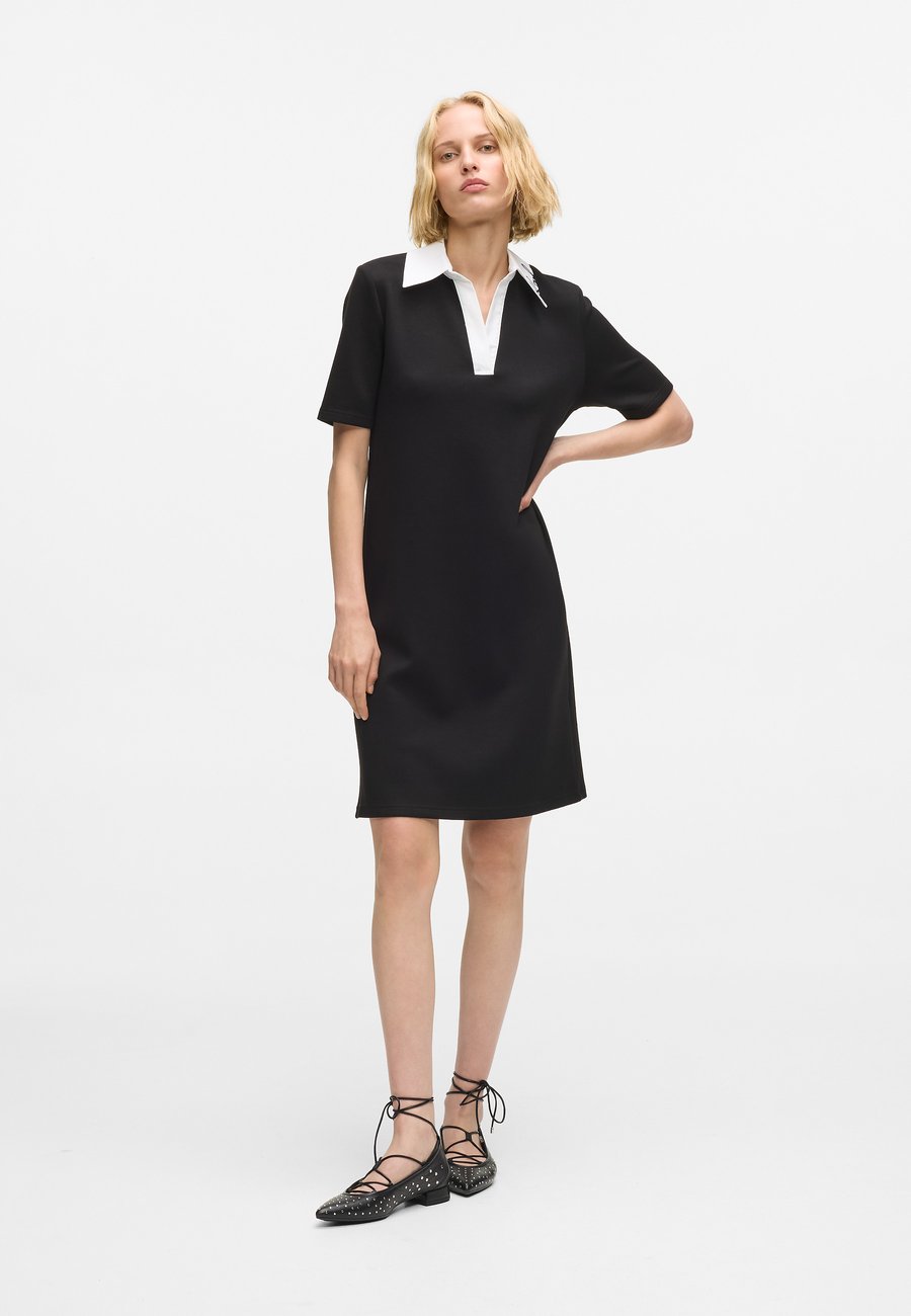 

Платье KARL LAGERFELD SIGNATURE COLLAR DRESS, Black