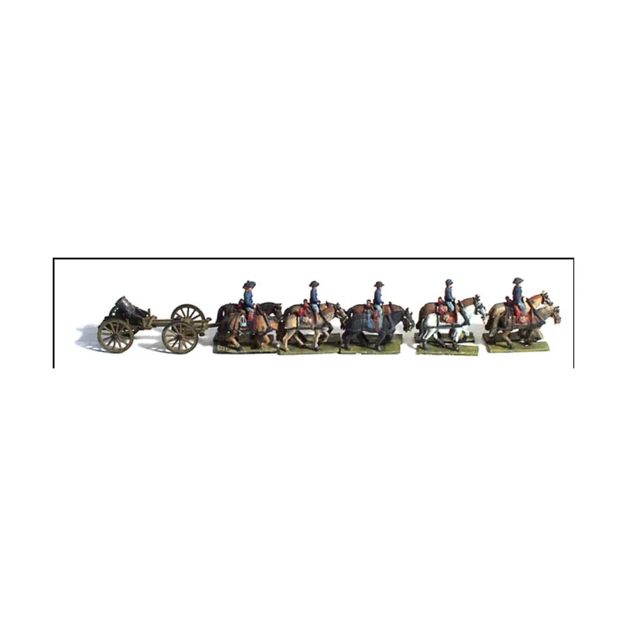 

Гибкая 10-дюймовая осадная миномета с наездниками - США и CSA, Micro Force American Civil War Figures - Siege Artillery (10mm)