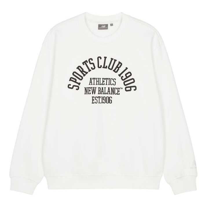 

Свитер New Balance Sport Club Pullover 'White Black', белый