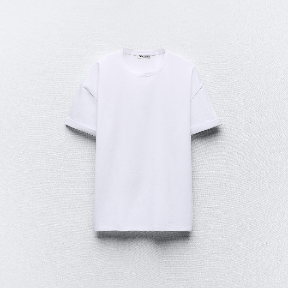 

Футболка Zara Heavy Cotton, белый