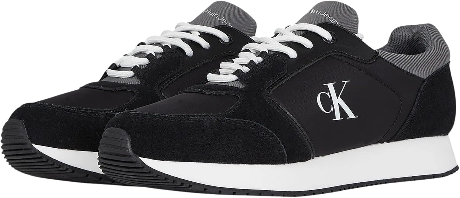 Мужские кроссовки / спортивная обувь Calvin Klein, Black Charcoal Grey Bright White — фото 4