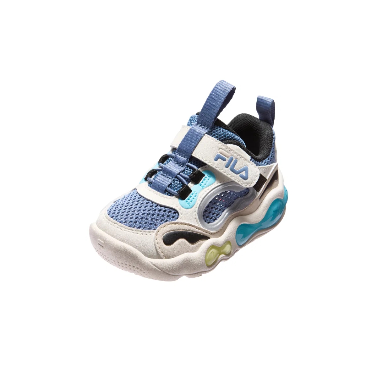 Кроссовки FILA KIDS Heritage FHT для малышей, голубой/белый — фото 4