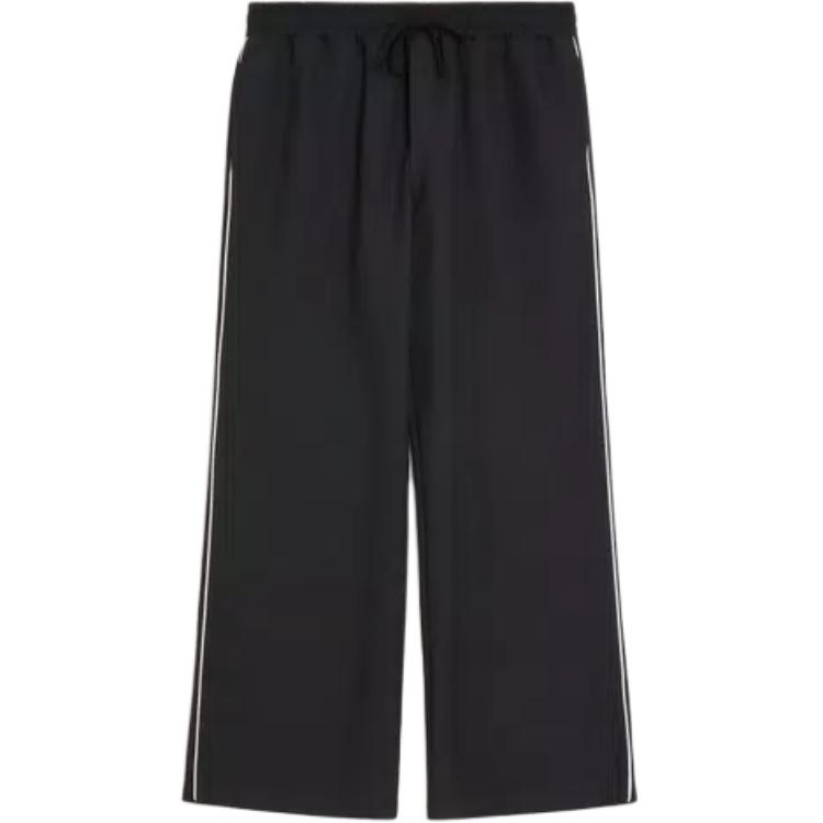 

Брюки с завязками и нашивкой Vlogo Valentino, черный