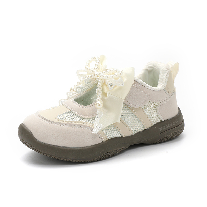 

Сандалии детские, износостойкие, дышащие, легкие, амортизирующие, нескользящие, с низким верхом TROADLOP, бежевый