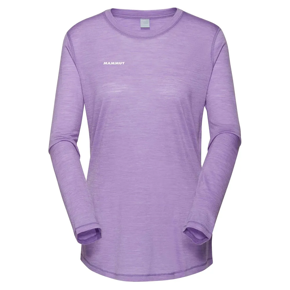 

Лонгслив Mammut Tree Wool FL, фиолетовый