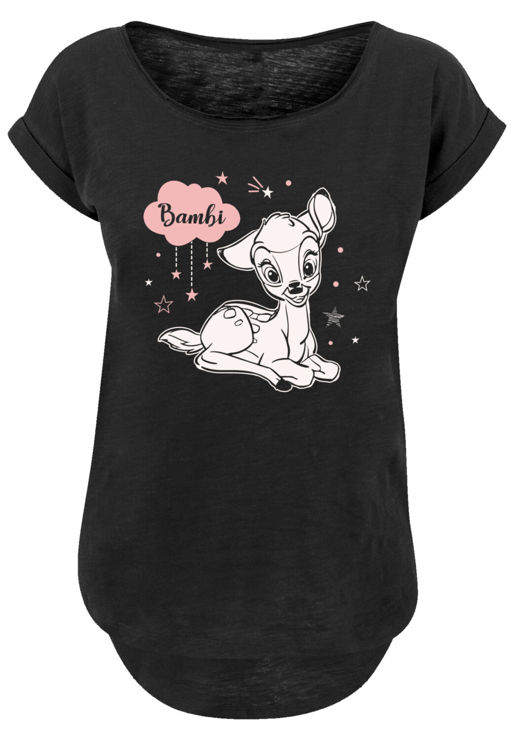 

Футболка F4NT4STIC Disney Bambi Pinke Wolke, черный