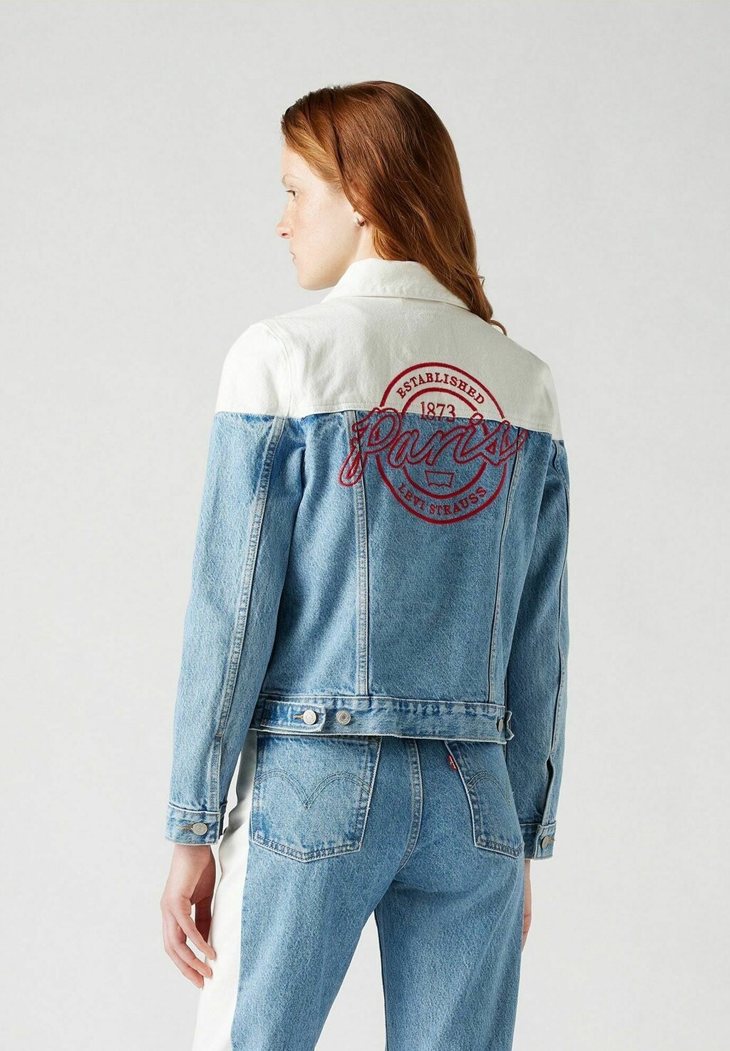 

Джинсовая куртка ORIGINAL TRUCKER PIECED BONJOUR Levi's®, синий деним