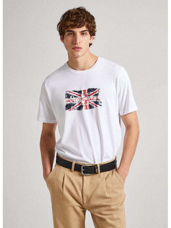 

Футболка Clag Pepe Jeans, белый