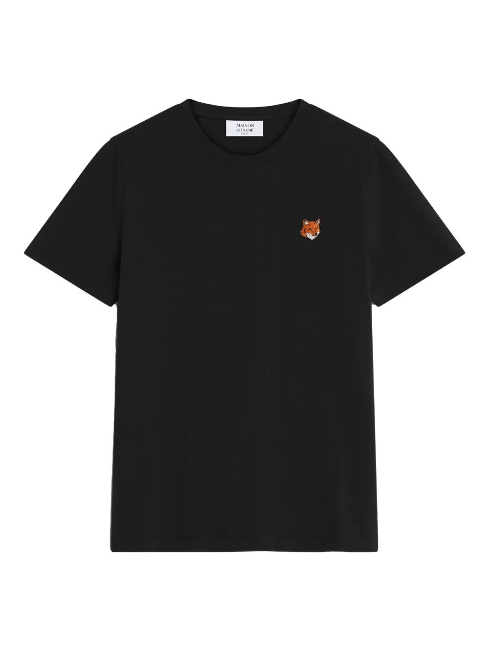 

Футболка с нашивкой Fox Head Maison Kitsuné, черный