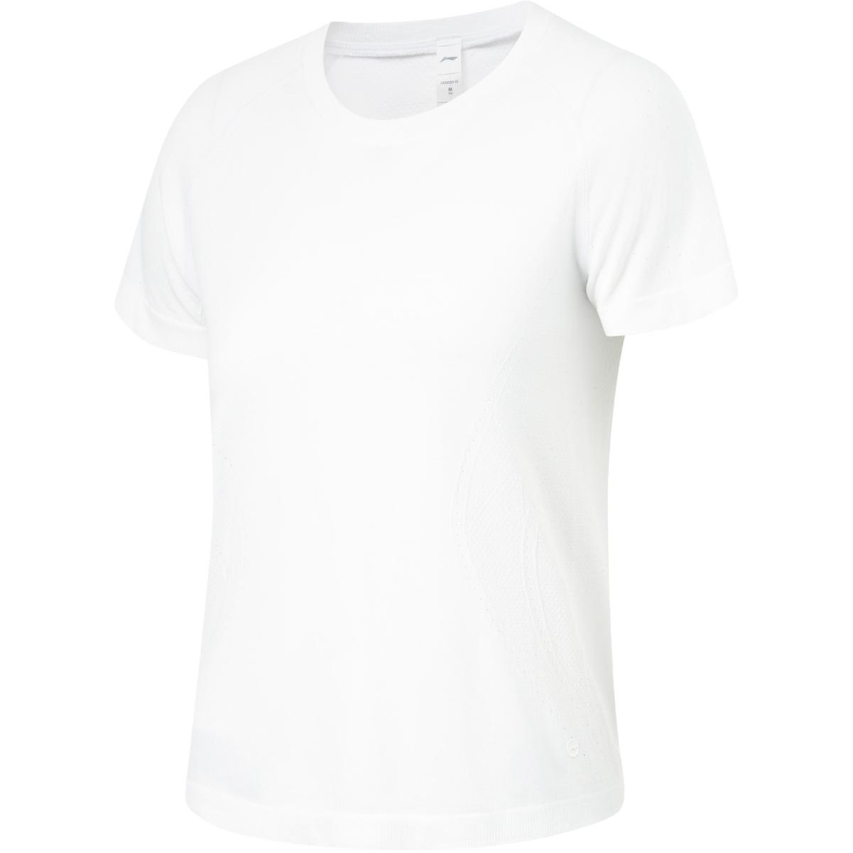 

LINING Футболка Fitness Series женская стандартная белая, Белый, LINING Футболка Fitness Series женская стандартная белая