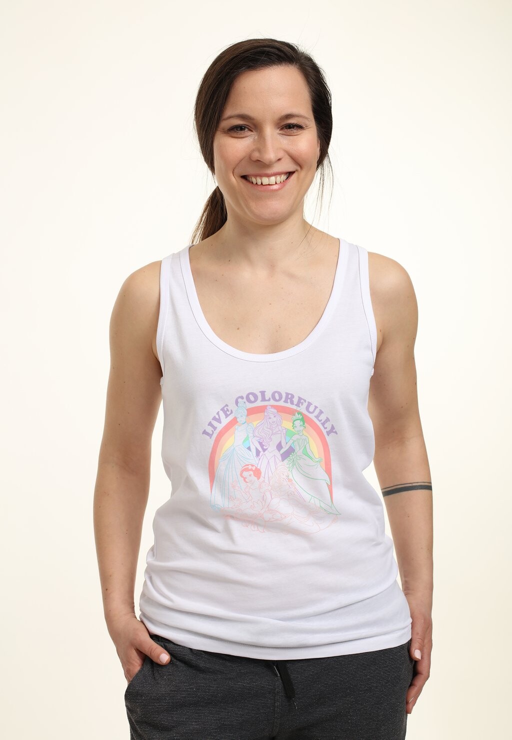

Топ DISNEY PRINCESSES RAINBOW PRINCESS Disney, белый