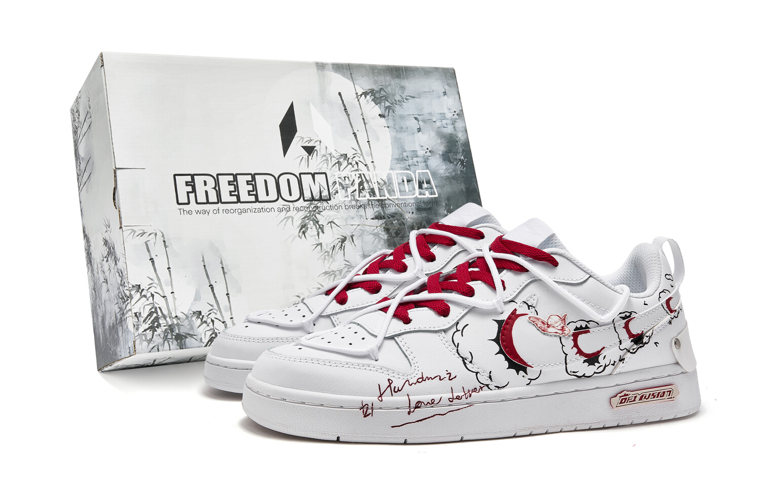 

Кроссовки Nike Court Borough Skateboarding Shoes Women's Low-top Red, красный
