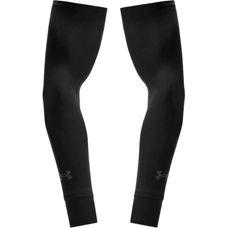 

Накладки на рукава Polyester Elastane Outdoor Unisex M XL Защитные, противоскользящие Under Armour, черный