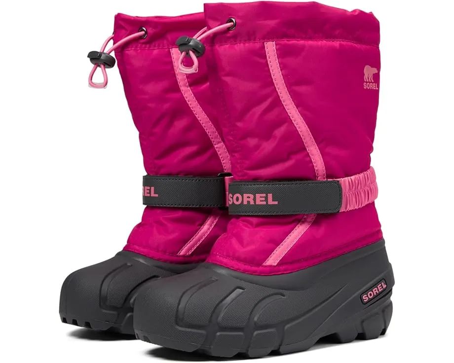 Ботинки SOREL Kids Flurry (Toddler/Little Kid/Big Kid), Deep Blush/Tropic Pink