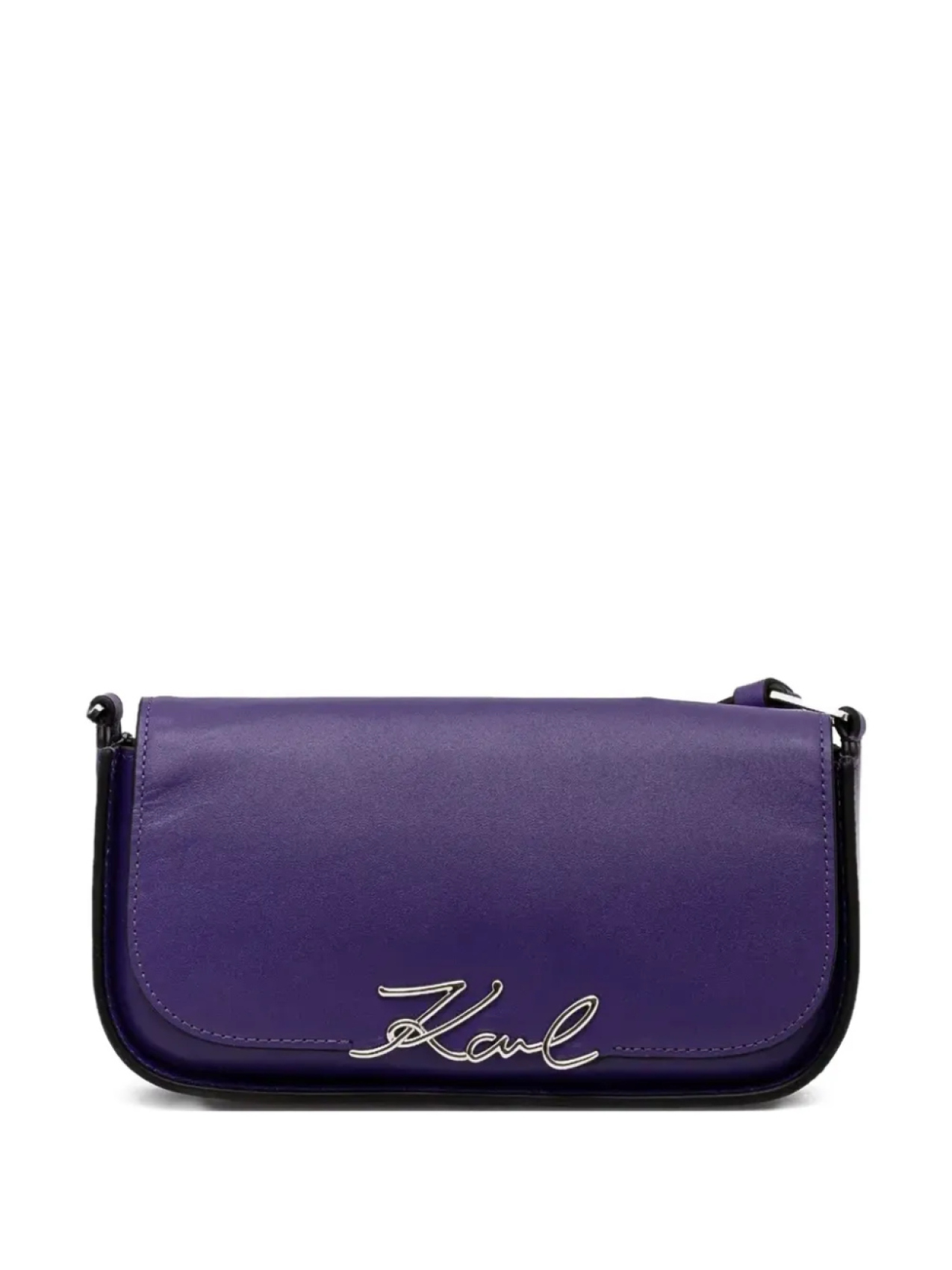 

Сумка через плечо K/Signature с атласным эффектом Karl Lagerfeld, фиолетовый