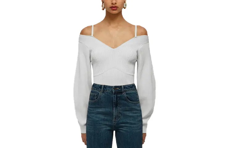 

Self Portrait SS22 Трикотаж Женская Чисто-белая