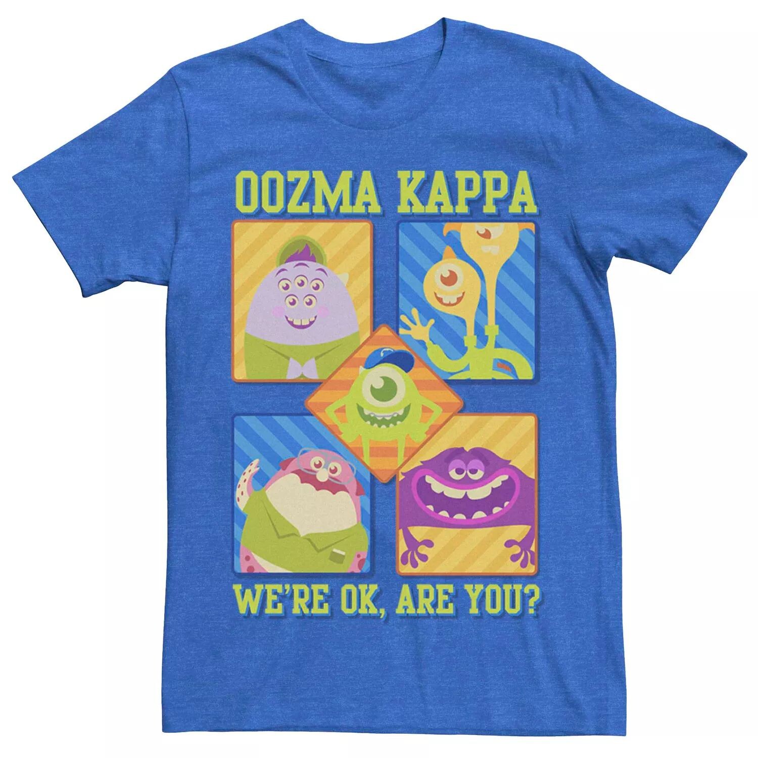 

Мужская футболка Disney Pixar Monsters University Oozma Kappa Cartoon Group Licensed Character