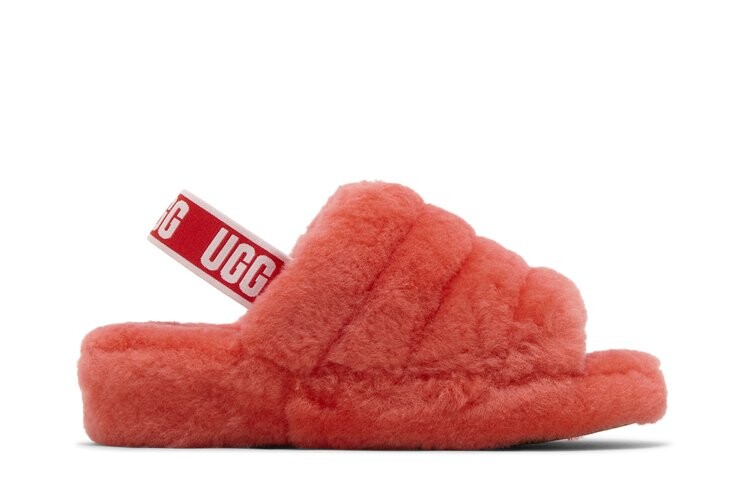 

Кроссовки UGG Wmns Fluff Yeah Slide, красный