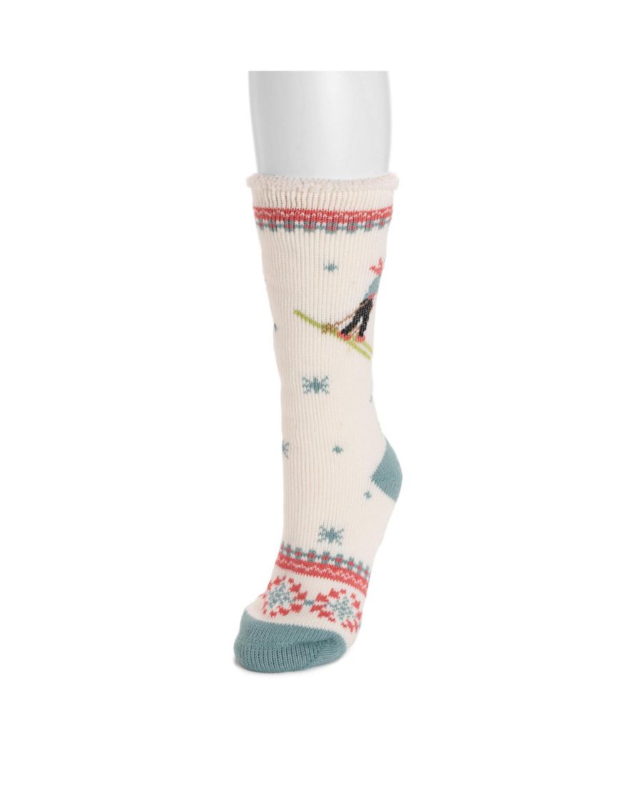 

Женские носки для сохранения тепла MUK LUKS, Ivory
