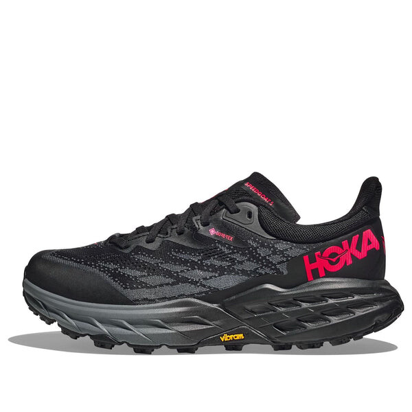 Кроссовки speedgoat 5 gore-tex 'black red' Hoka One One, черный