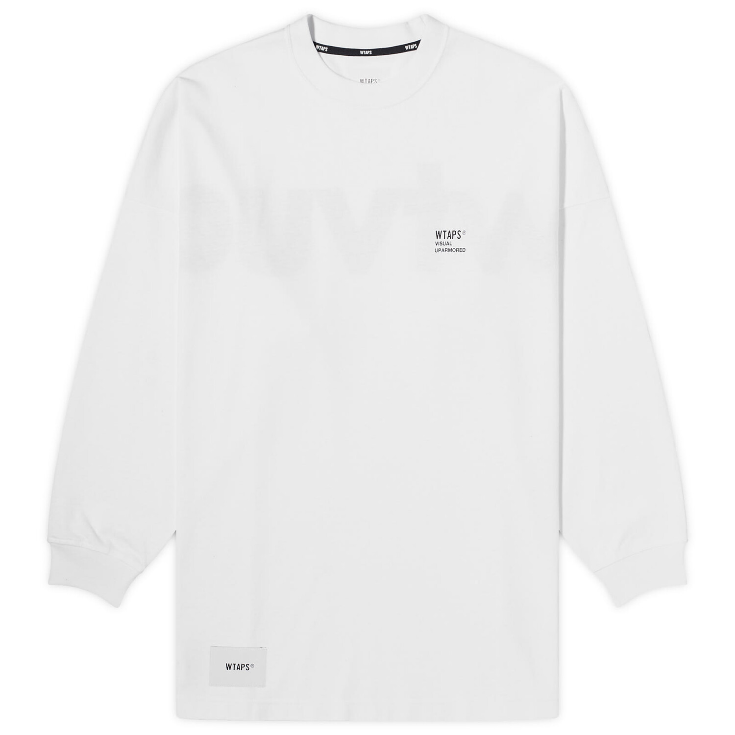 

Лонгслив Wtaps 20 Long Sleeve Printed T-Shirt, белый
