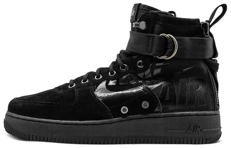 

Кроссовки Nike Sf Air Force 1 Mid Black Cool Grey